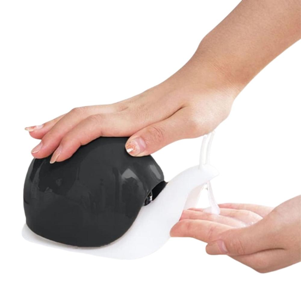 Dispensador de Jabón Modelo Caracol Negro  482NE03