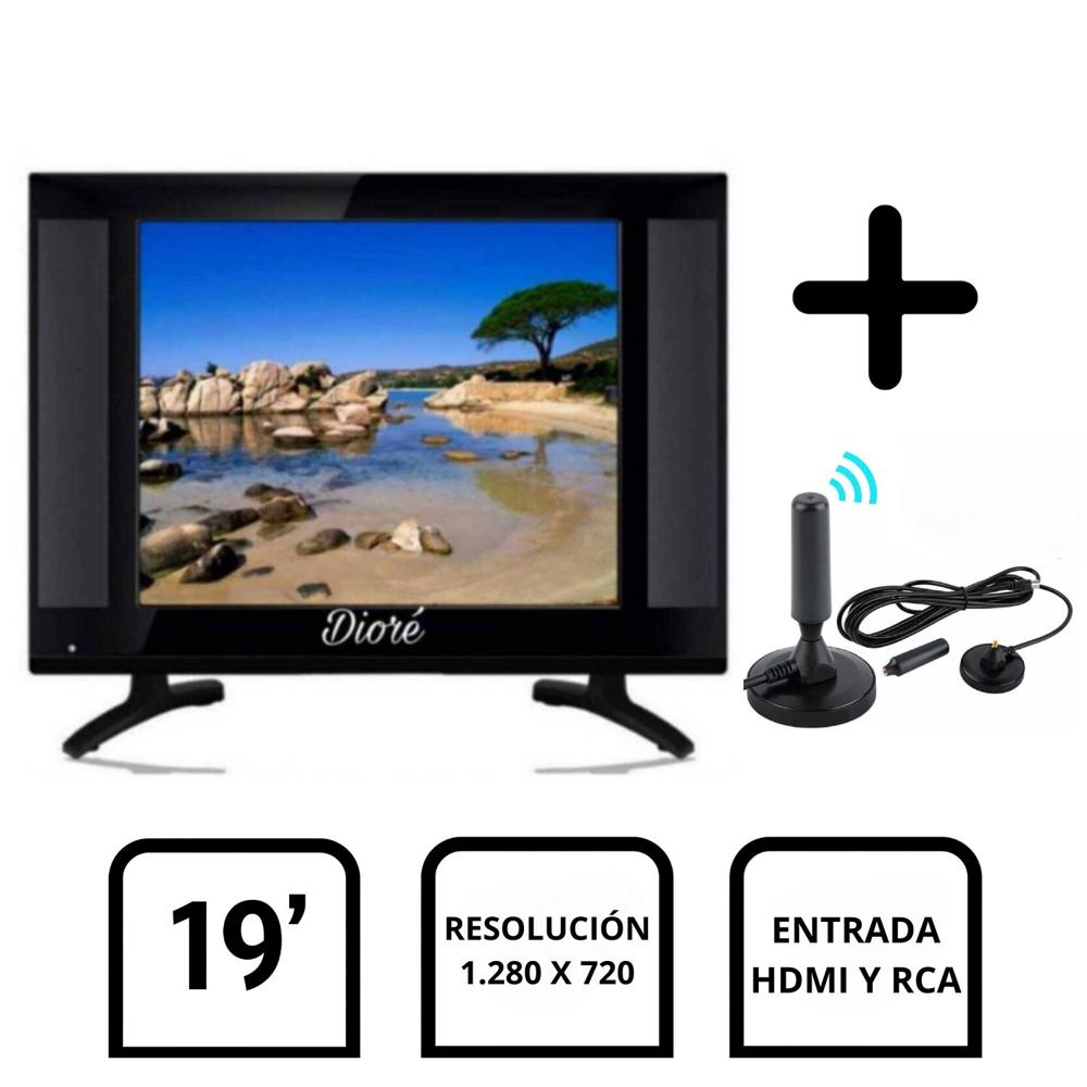 Televisor Dioré 19” Digital HD DIO + Antena Señal Digital HDTV-1