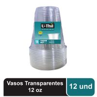 Pack de Vasos U-THIL Pet 12Oz 12un
