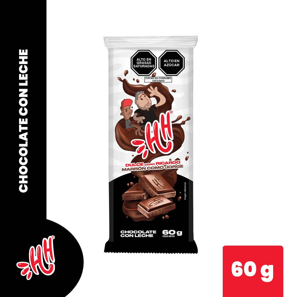 Chocolate con Leche HH Bolsa 60g