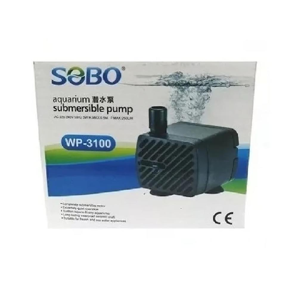 BOMBA DE AGUA PARA PECERAS Y/O ACUARIOS MARCA SOBO MODELO WP 3100