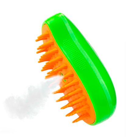 Cepillo Peine a Vapor para Mascotas –  Verde L-213-1