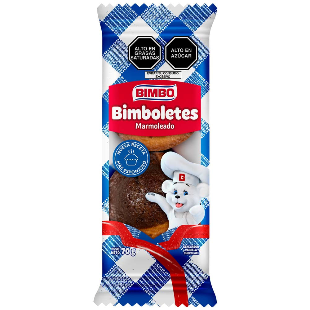 Bimboletes BIMBO Sabor a Marmoleado Bolsa70g
