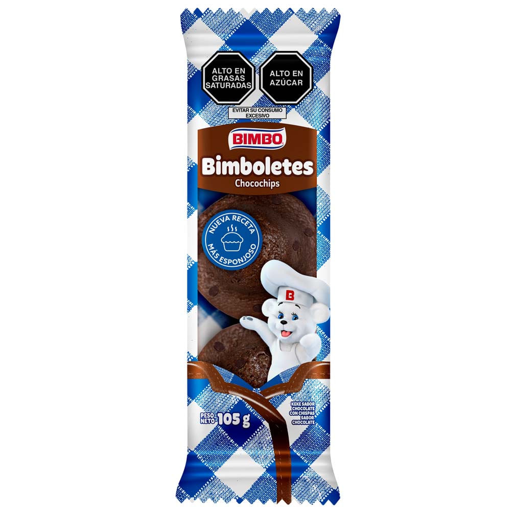 Bimboletes BIMBO Sabor a Chocochips Bolsa 105g