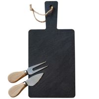 Set de Aperitivo WAYU Tabla Piedra Pizarra