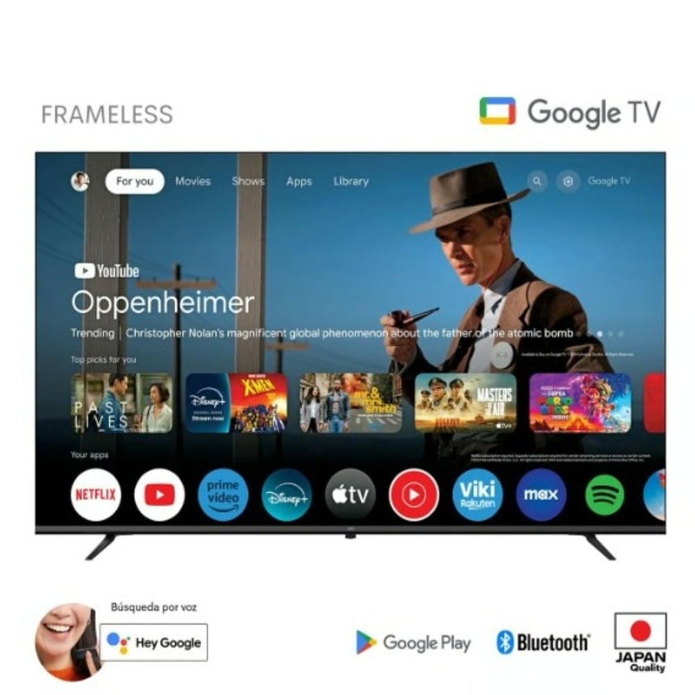 Televisor JVC 43"" Smart Full HD Google Tv LT-43KM348