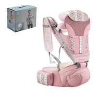 Canguro Ergonómico Premiun con Tres Modo de Uso Color Rosado