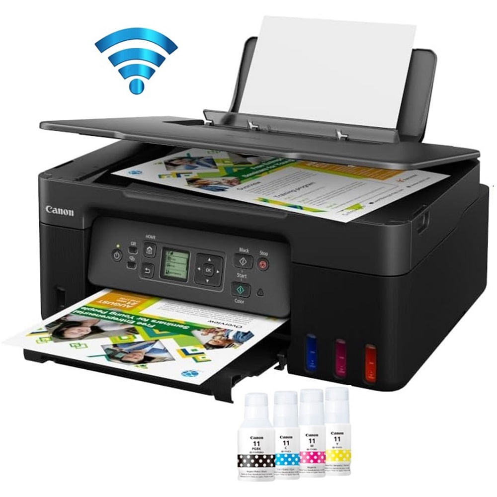 Impresora Canon G3170 Multifuncional Wifi, Pantalla
