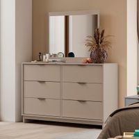 Cómoda Moderna con Espejo Maggie Capri R&R MUEBLES