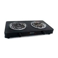 Cocina Eléctrica 2 Hornillas Imaco HP-1400 Negro