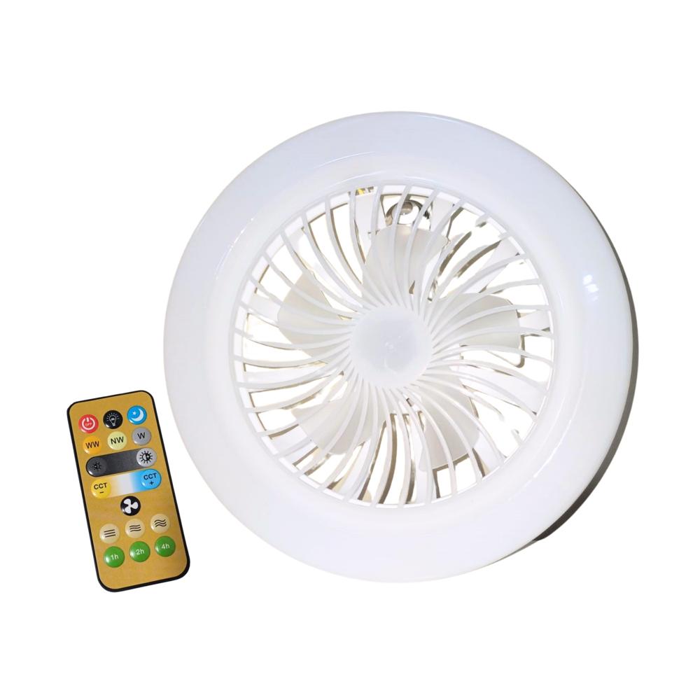 Foco Led Tricolor Ventilador 24w E27 Home Light 200877