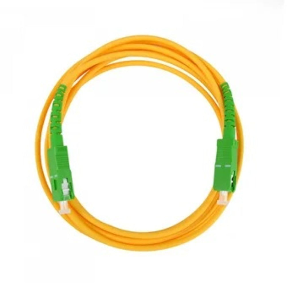 Patch cord de Fibra Optica SC APC SC APC simplex de 3 metros 3mm