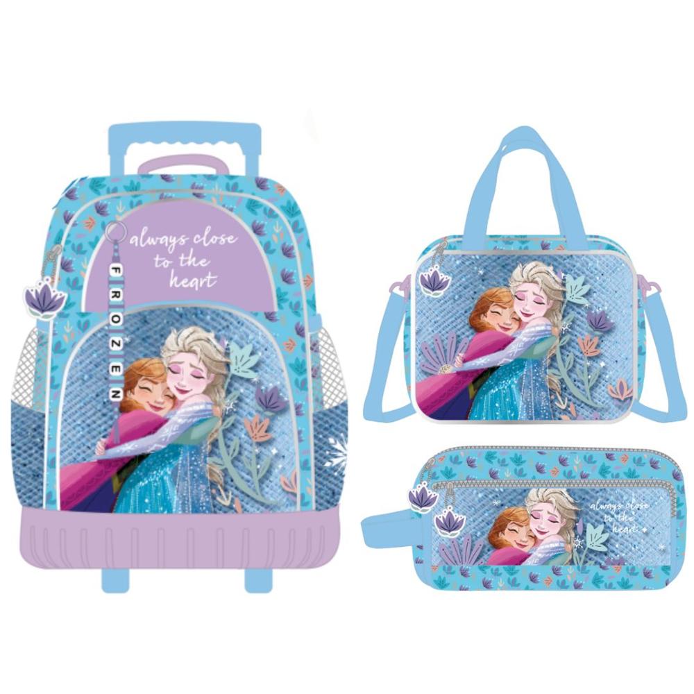 Pack Escolar Maleta Oficio Premium Disney Elsa Ana Peluche | plazaVea ...