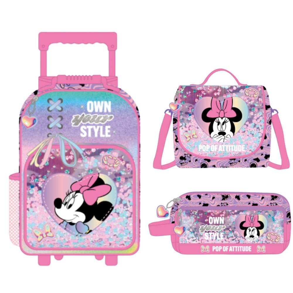 Pack Escolar Maleta Oficio Premium Disney Minnie Mouse Brillante ...