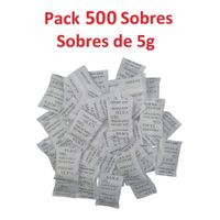 Silica Gel Sobre 5g x 500 sobres Original Sellada