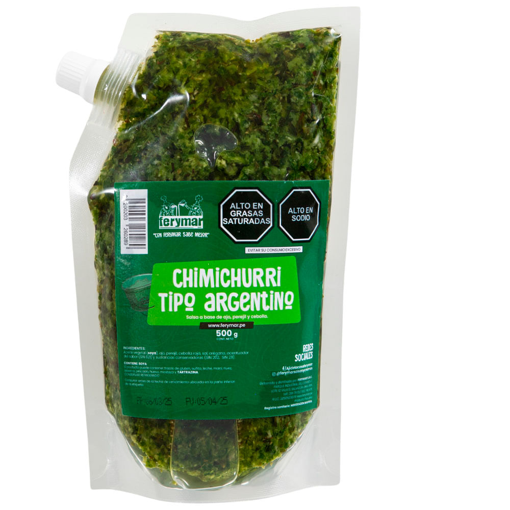 Chimichurri FERYMAR Doypack 500g