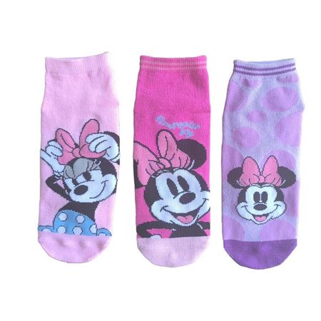 Medias Antideslizante Disney Minnie Mouse Tripack Talla S