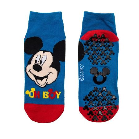 Medias Antideslizante Disney Mickey Mouse X Par Talla S