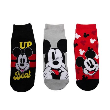 Medias Antideslizante Disney Mickey Mouse Tripack Talla XXS