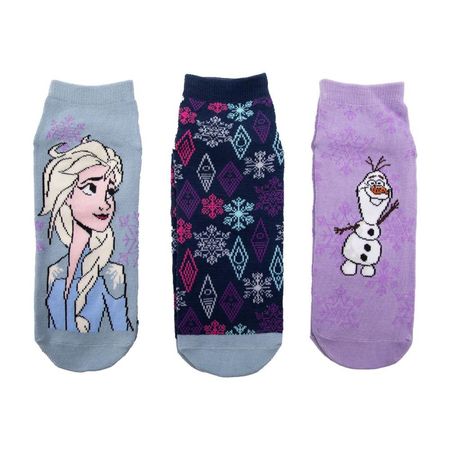 Medias Antideslizante Disney Frozen Elsa Tripack Talla XXS