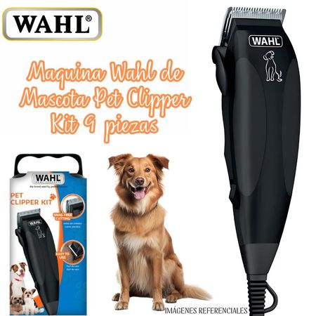 Maquina Wahl de Mascota Pet Clipper Kit 9 Piezas