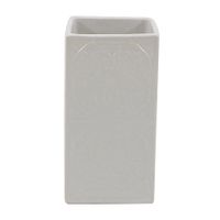Vaso Cerámico Aura Blanco Orange