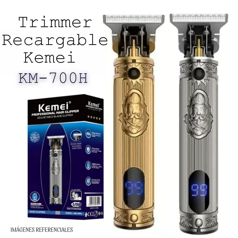 Trimmer Kemei Recargable KM 700H.