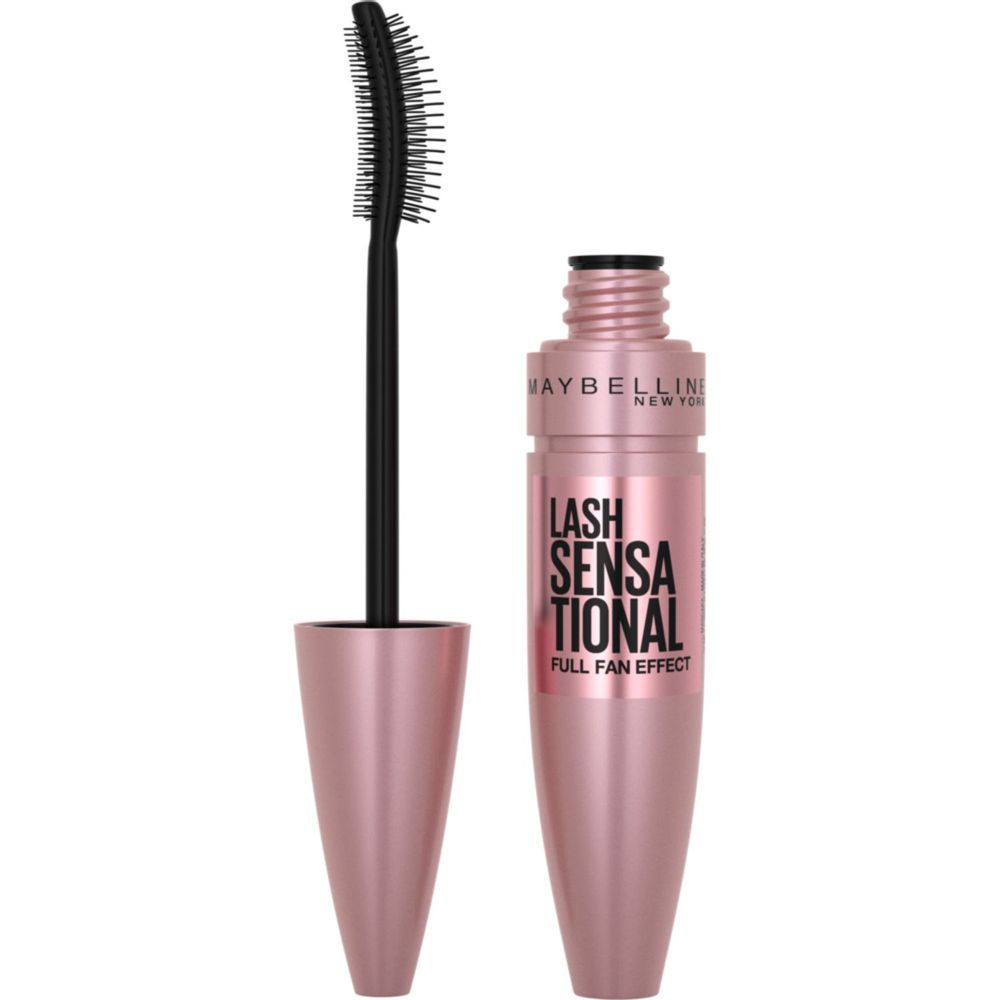 Máscara de Pestañas Maybelline Lash Sensational a Prueba de Agua 0.32 Fl Oz Tono Negro