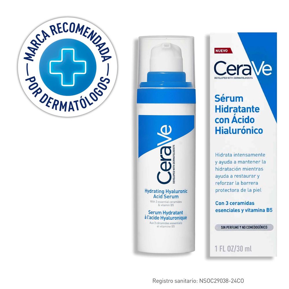 Serum Cerave Hidradante Con Ácido Hialurónico 30Ml