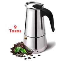 Cafetera Espresso Maker Italiana 9 Tazas Acero Inoxidable
