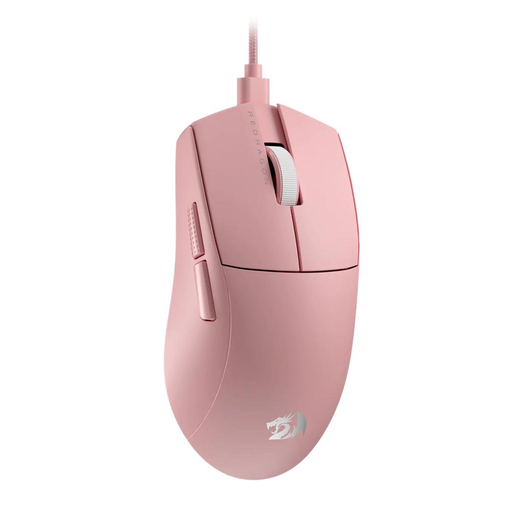 Mouse Redragon K1NG 1K M724 12400 DPI - Rosado