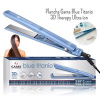 Plancha Alisadora Gama Blue Titanio 3D Therapy Ultra ion - On Off