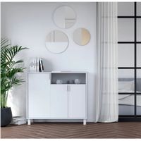 Zapatera Recibidor Sara 3 Puertas Blanco R&R MUEBLES