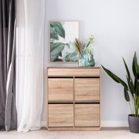 Zapatera Moderna Isa Marrón Claro R&R MUEBLES