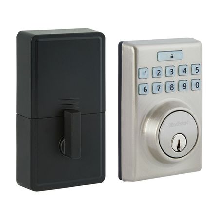 Cerradura Electrónica Digital Kwikset Powerbolt 264 Bronce/Acero Plata