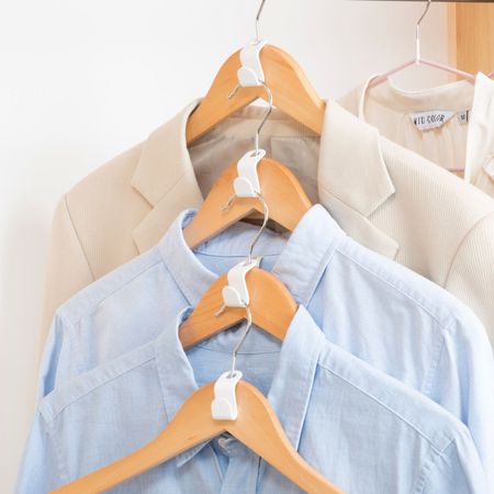 Set 8 clips conectores para colgadores Orange