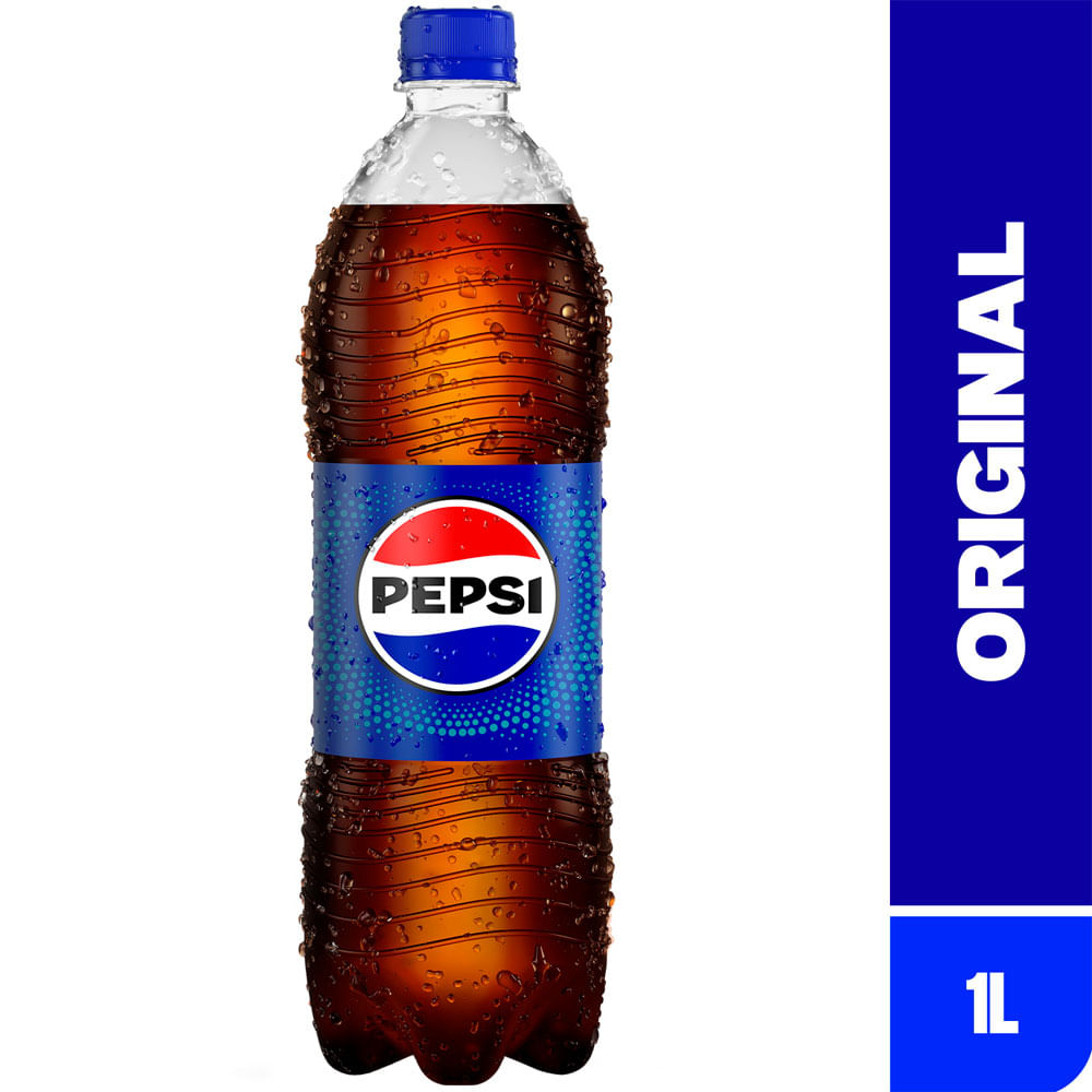 Gaseosa PEPSI Cola Botella 1L