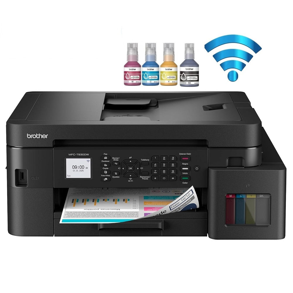 Impresora Brother MFC-T930DW Multifuncional Wifi E Impresión Dúplex