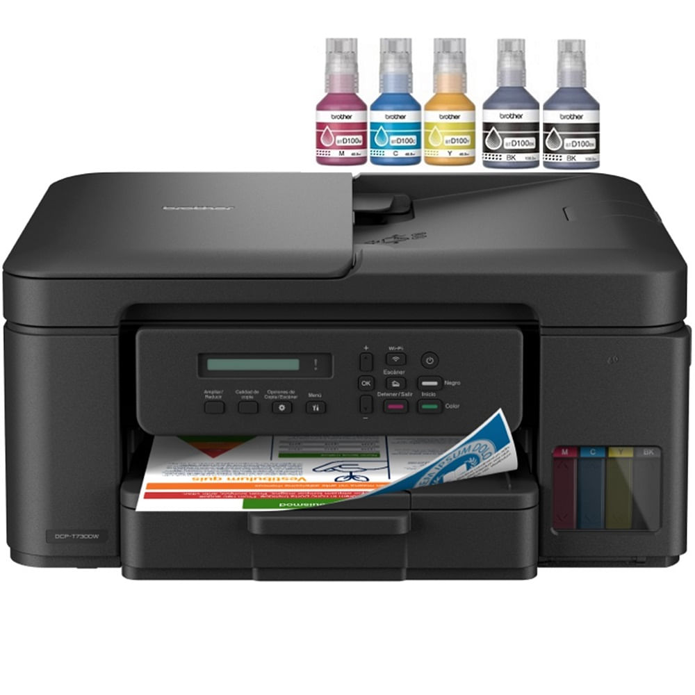 Impresora Brother DCP-T730DW Multifuncional Wifi E Impresión Dúplex