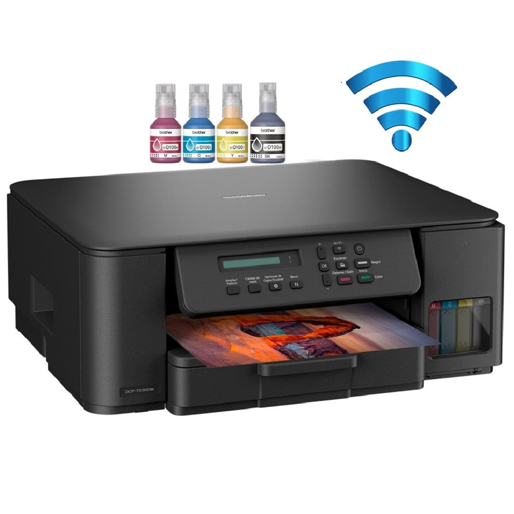 Impresora Brother DCP-T530DW Multifuncional Wifi E Impresión Dúplex