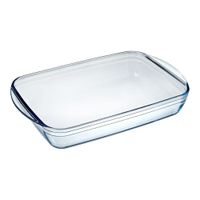 Fuente Bandeja para Horno de Vidrio Templado 1.6L