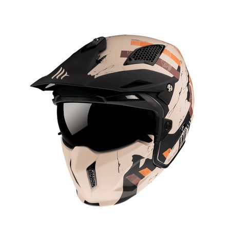 Casco mt streetfighter skull a14 mat xxl