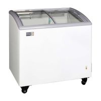 Congeladora Oster con puerta de vidrio OS-PSCFX7001W 208L Blanco