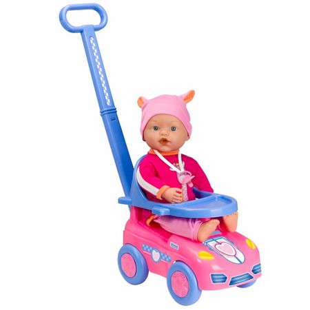 Muñeca Loko Toys Primeros Pasos Soft Body Con Caminador