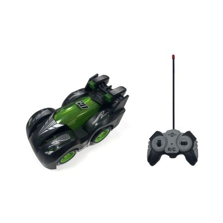 Auto Motor Extreme Gira 360 Verde Con Control Remoto