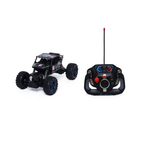 Auto Motor Extreme Off Road Race Con Radio Control Negro