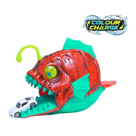 Pista Con Carro Teamsterz Ataque De Piraña Cambia De Color