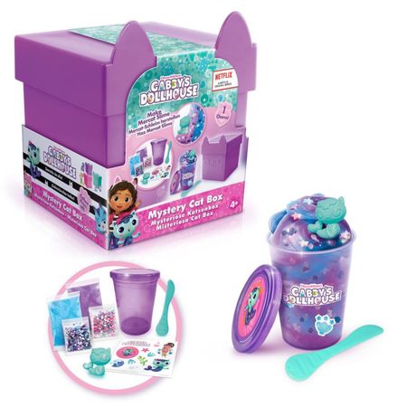 Set Mistery Cat Box Gabbys Dollhouse Morado