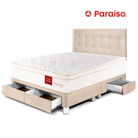 Dormitorio Royal Prince con Cajones Queen Champagne