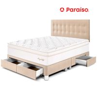Dormitorio Royal Cloud Con Cajones King Champagne